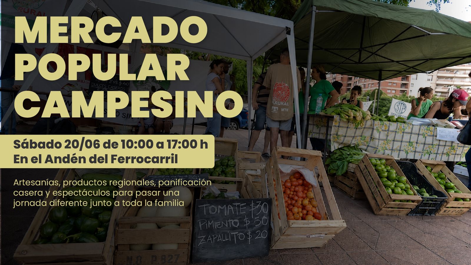 📣 �Atenci�n! Mercado Popular Campesino reprograma